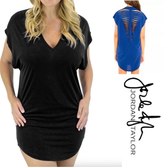 Jordan Taylor Other - Jordan Taylor Black cut out swim cover up, M, CB2527